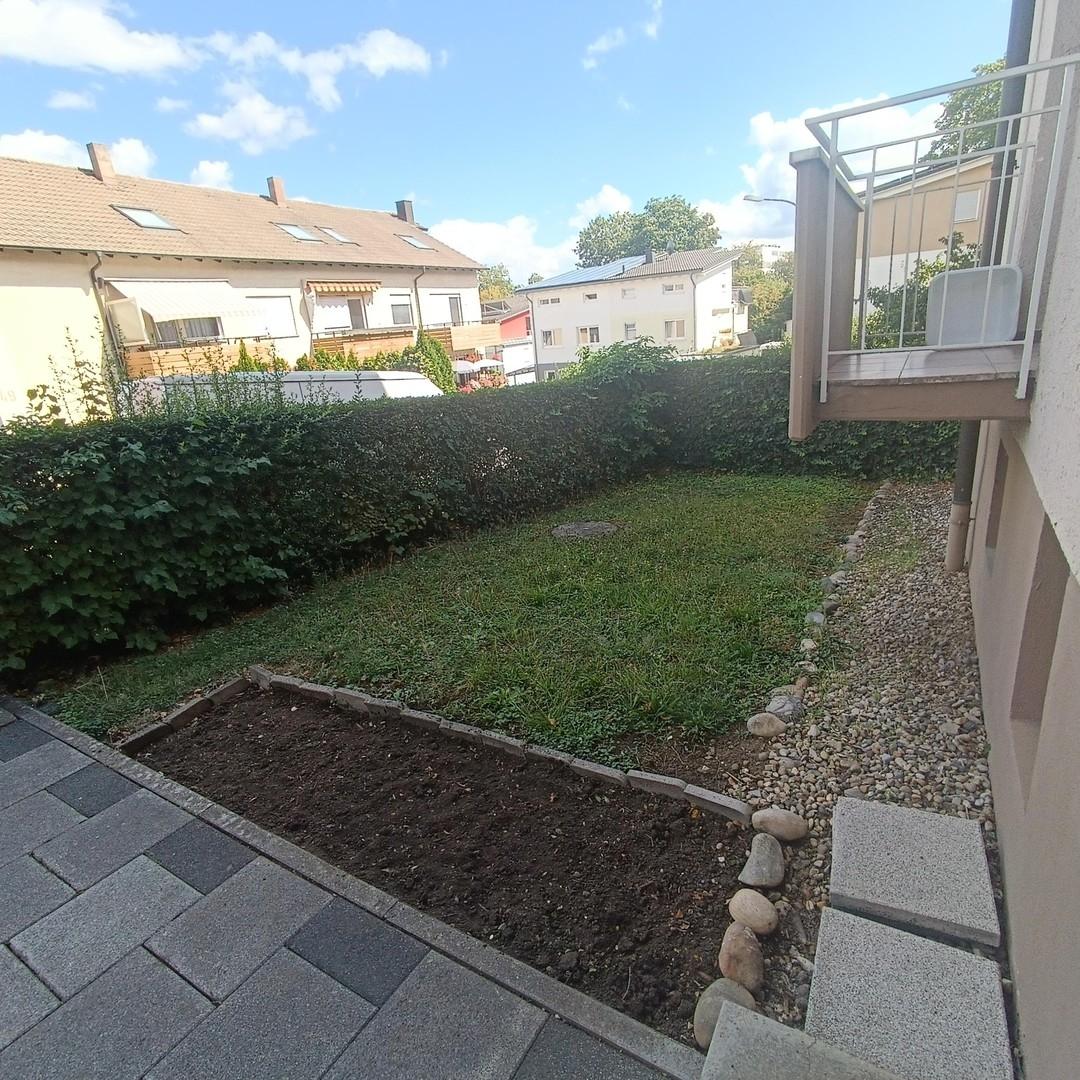 Garten am Eingang