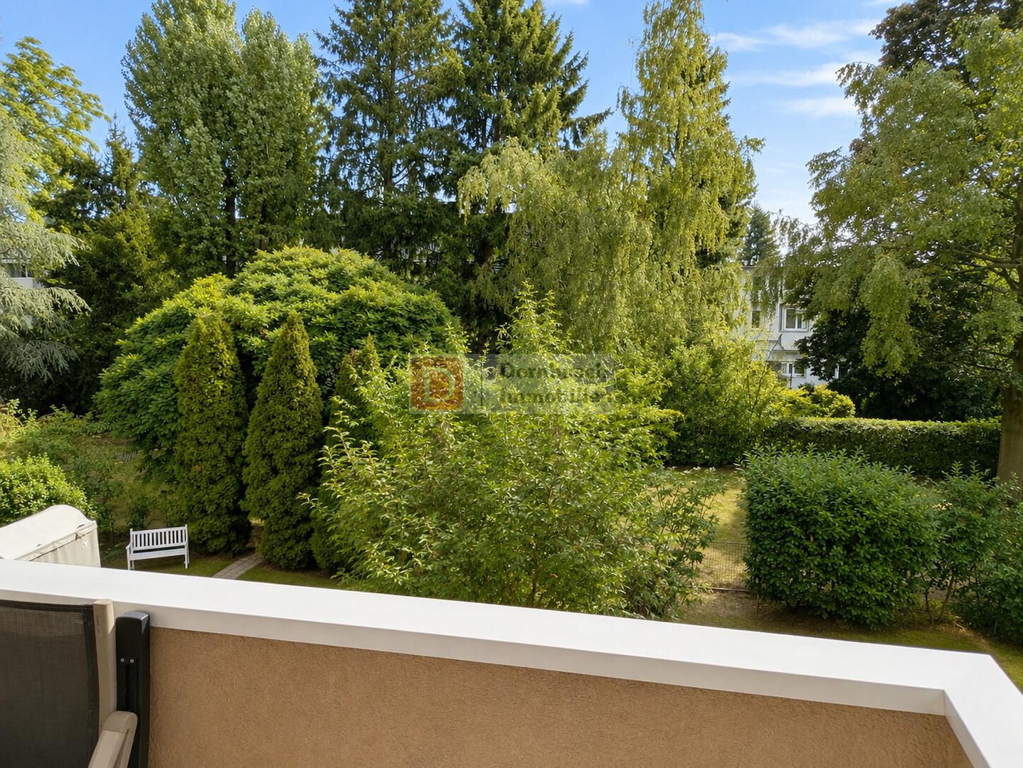 Aussicht aus dem Balkon