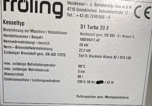 Froling Kesseltyp