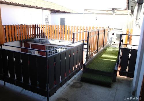 Blk.,Steg zur Terrasse