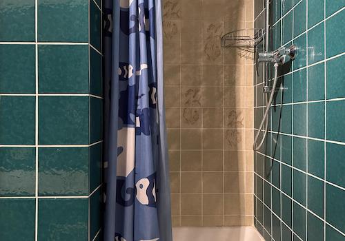 Dusche im Bad, OG