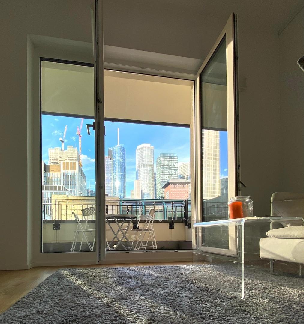 Ausblick Wohnzimmer